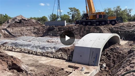 ACCELERATED BRIDGE CONSTRUCTION. Watch this Contech Engineered Solutions O-Series CON/SPAN time lapse video 1 minute, 11 seconds. Real time installation 10.5 hours. This 81 long x 34 span x… | Gina Verrastro, PE
