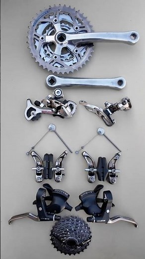 Full retro 3x7 groupset: Shimano STX