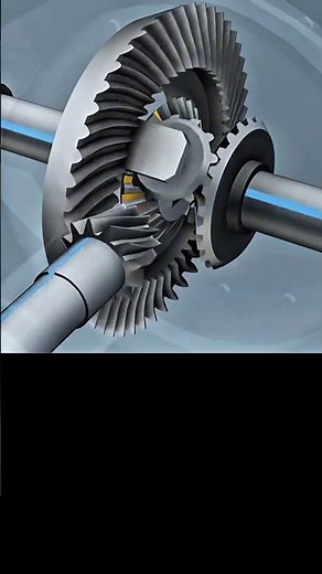 Differential Gear Real Motion 🚗 #shorts