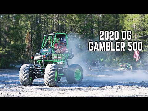 Ripping a Mini Grave Digger and Mini Bike Riding at the Gambler 500!