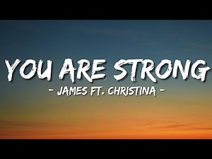 💪 You Are Strong – Christina Rae 🌟 (Lyrics Video) | Empowering Song About Resilience & Hope 🎶