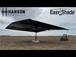 Easy Shade by Hanson Companies Cattle Shade Install Setup