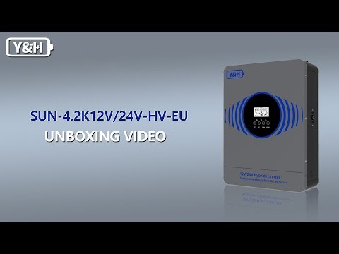 Unboxing the SUN-4.2K Hybrid Inverter | Dual Voltage 12V/24V for Home Solar System!