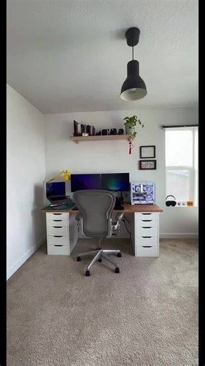 Proof that clean setups hit different Daily clean desk & setup inspo Follow for daily calm workspace ideas Inspo found online #desksetup #setupinspiration #oddlysatisfying #cleanworkspace #cleverdeals