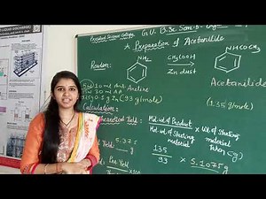 Organic Preparation: Acetanilide from aniline (By, Dr.Jaivik SIr & Miss Apeksha)