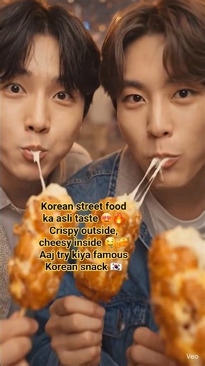 BTS 🫰💗 Korean Street Food 🤤🔥 | Cheese Corn Dog Lovers #kdrama #kpop#koreanfood #shorts #bts