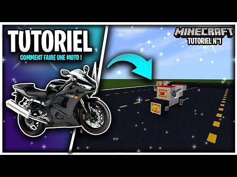 TUTO : COMMENT CONSTRUIRE UNE MOTO SUR MINECRAFT ! [TUTORIEL MINECRAFT]