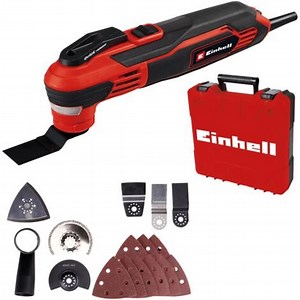 Einhell Outil multifonction TE-MG 350 EQ (350 W, vitesse d’oscillation variable de 22 000 à 40 000 oscillations/min) Livré avec coffret et accessoires