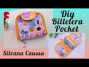 “TUTORIAL – DIY” Billetera Pocket (Moldes Gratis)