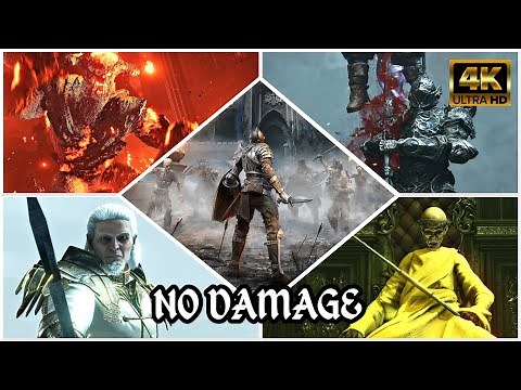 Demon's Souls Remake - All 18 Bosses (No Damage/Melee Only) + All Endings