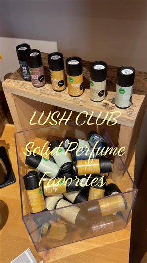Exploring LUSH's Solid Perfume Packaging and Scents