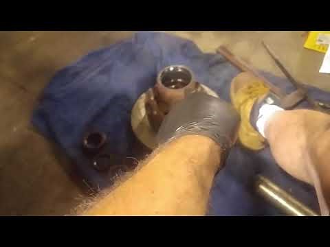 F250 4x4 front brake rotor replacement DIY quick vid, no BS How to change f250 front brake rotors