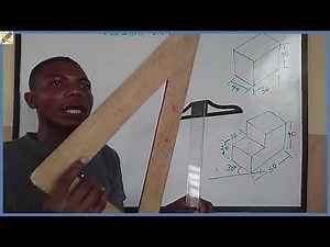 ISOMETRIC DRAWING BASICS PT1 in / Technical drawing / Engineering drawing