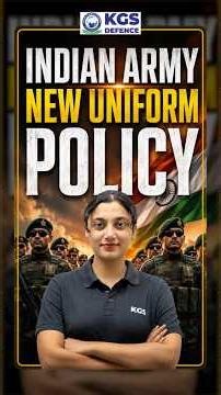 🇮🇳 Indian Army New Uniform Policy Announced! 😱 Big Change Explained 🔥#indianarmy #newuniform #kgs