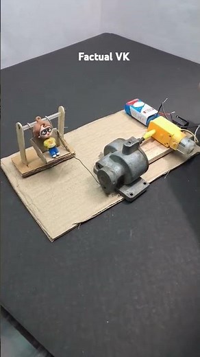 DC motor Swing Toy | #shorts #experimnent