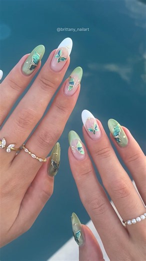 can you believe these are beginner friendly?! obsessed. | diy gel nail tutorial | #nailart #diy