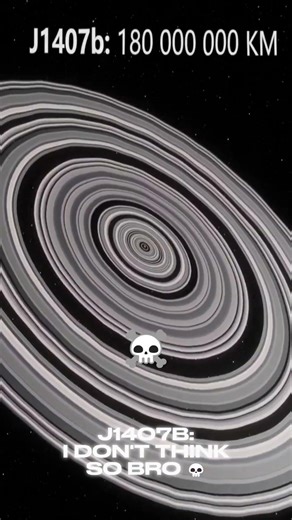 The Difference Between Saturn and J1407B is Crazy 💀 #space #science #astronomy