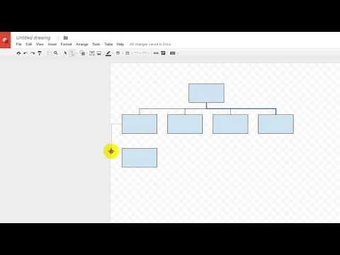 How-To use Google Drawing to create an Organization Chart