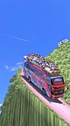 Bus Passengers Traveling Down A Challenging Hill Road !!! ETS 2 #eurotrucksimulator2 #ets2 #maxxgaming | Maxx Gaming