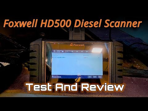 Foxwell HD500 Heavy Duty Truck Scanner Test and Review