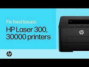 Fix paper feed issues | HP Laser 300 and 30000 printer series | HP Support