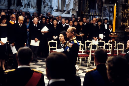 What Lord Mountbatten's Real Funeral Was Like, in Photos