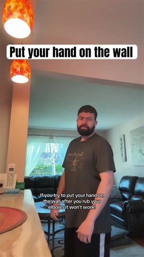 Put your hand on the wall challenge #putyourhandonthewall #tiktokgame | Wall Handstand