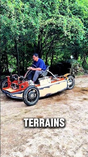 All-Terrain Amphibious Vehicle | 3-Wheeled Bike Meets Boat