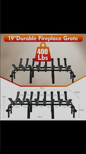 Cozy Up with YSEJOMP Fireplace Grate