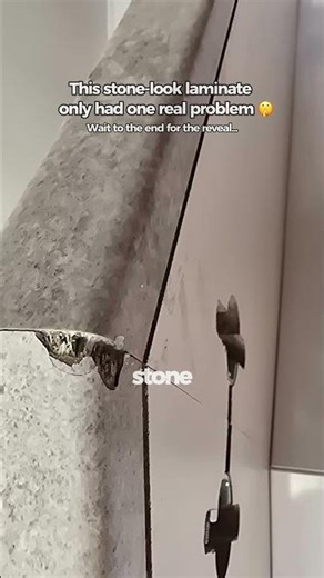 Laminate Benchtop Chip Repair | Damaged Corner Neatly Restored