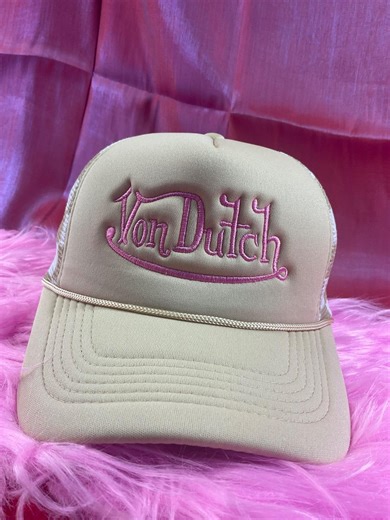 Von Dutch Pink Camo Adjustable Cap - Etsy