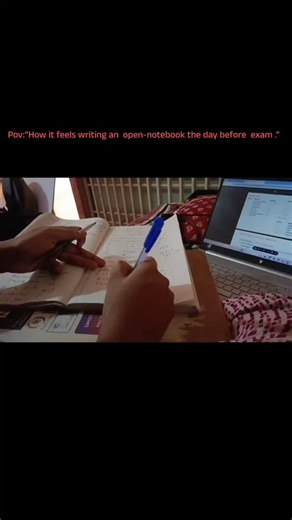 MK on Instagram: "POV:"How it feels writing an open- notebook the day before exam ". . . . . . [Exams , open note book,mid, engineering] #exams #engineering #trendingreels #instagramreels #explore"