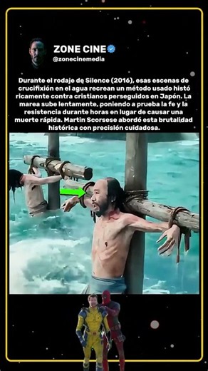 Durante el rodaje de Silence (2016), una escena recreó un método histórico documentado