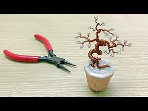 [Bonsai Handmade]How To Make Mini Bonsai Tree Wire Copper