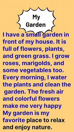 🌿✨ Learn English through a simple and meaningful story — “My Garden.” This short English story is perfect for beginners who want to improve their speaking and listening skills while learning about nature, care, and patience. Practice English naturally through stories that inspire love for the environment! 💬📚 📘✨ Learn English, English short story, English moral story, English for beginners, English speaking practice, ESL, English listening, learn English through stories #LearnEnglish #English
