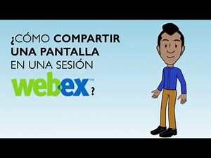 Cómo compartir una pantalla en una sesión webex