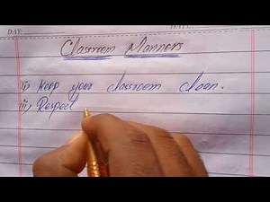 *"📚 Classroom Manners: How to Be Polite and Respectful in Class!"*