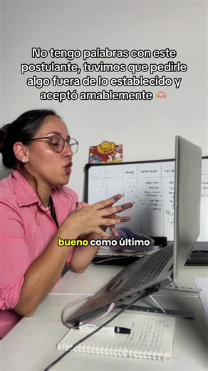 Postulante Sobresaliente en Entrevista Laboral