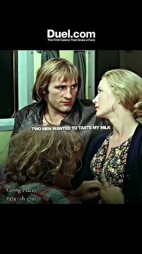 Movie Moments on Instagram: "Going Places 1974 ‧ 1h 57m Going Places (1974) is a French comedy-drama film directed by Bertrand Blier that pushes the limits of rebellion, youth, and moral boundaries. The story follows Jean-Claude (Gérard Depardieu) and Pierrot (Patrick Dewaere), two aimless drifters who embark on a reckless road trip across France. Their journey is filled with petty crimes, impulsive behavior, and sexual escapades as they challenge authority and society’s norms at every turn. Alo