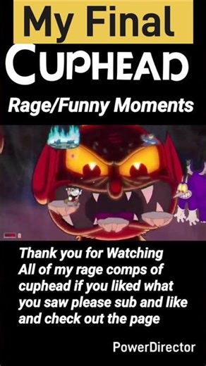 My Final Cuphead Rage/Funny Moments #final #cupheadrage #shorts