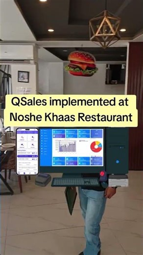 QSALES - RESTAURANT MANAGEMENT SOFTWARE - IMPLEMENTATION VIDEO - NOSHE KHAAS TALAGANG