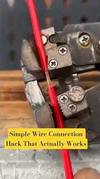 The Strongest Wire Fastening Technique Ever! 🔥Simple Wire Connection Hack That Actually Works