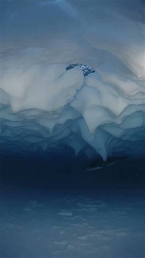 Exploring Under Antarctic Ice: Research Sub Footage #Antarctica #MarineLife
