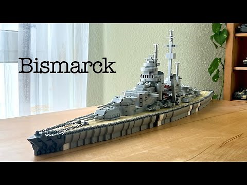 Building a LEGO Bismarck in 11 Minutes!