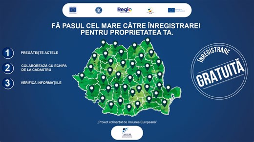 Cadastru gratuit? Fondurile europene salvează zonele sărace