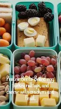 10 Creative School Lunch Ideas for Busy Mornings #lunchpreparation #kidslunchbox