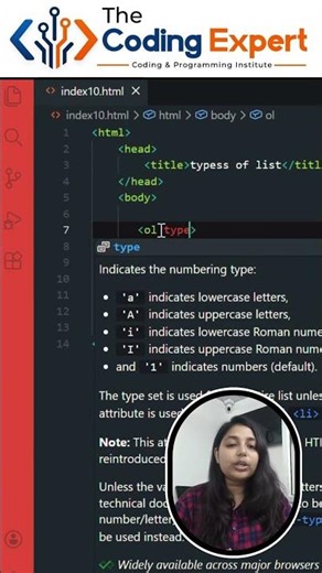 🚀 Learn HTML Lists in 60 Seconds | Ordered, Unordered & Description 💻🔥 #html #webdevelopment #js