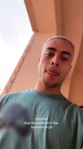 49K views · 2.5K reactions | When you’re in the #ATTFiber family, speed isn’t something you have to question. Get AT&T Fiber, the fastest internet delivering up to 5-Gig speeds AT&T #ATTinfluencer #ad Ltd. avail/areas. Wired speed maximum 4.7Gbps. Speeds vary; not g’td. | Sergiño Dest | Facebook