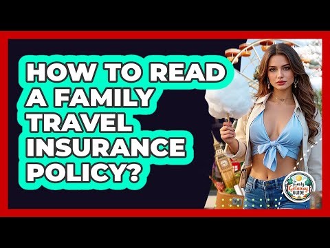 How To Read A Family Travel Insurance Policy?