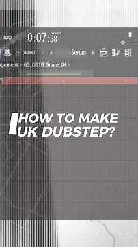 How to make uk dubstep? #music #howtomake #dubstep #ukdubstep